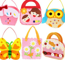Children's Sewing Craft Kit,CUTE HANDBAG.Make Your Own Felt Handbag for Kids🩷