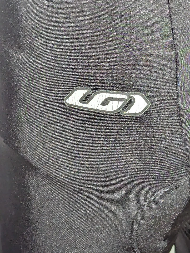 Pantalones Cortos de Ciclismo Louis Garneau Para Mujer Pequeños Negros 78126 Compresión Elástico Acolchado Foto 3 de 4