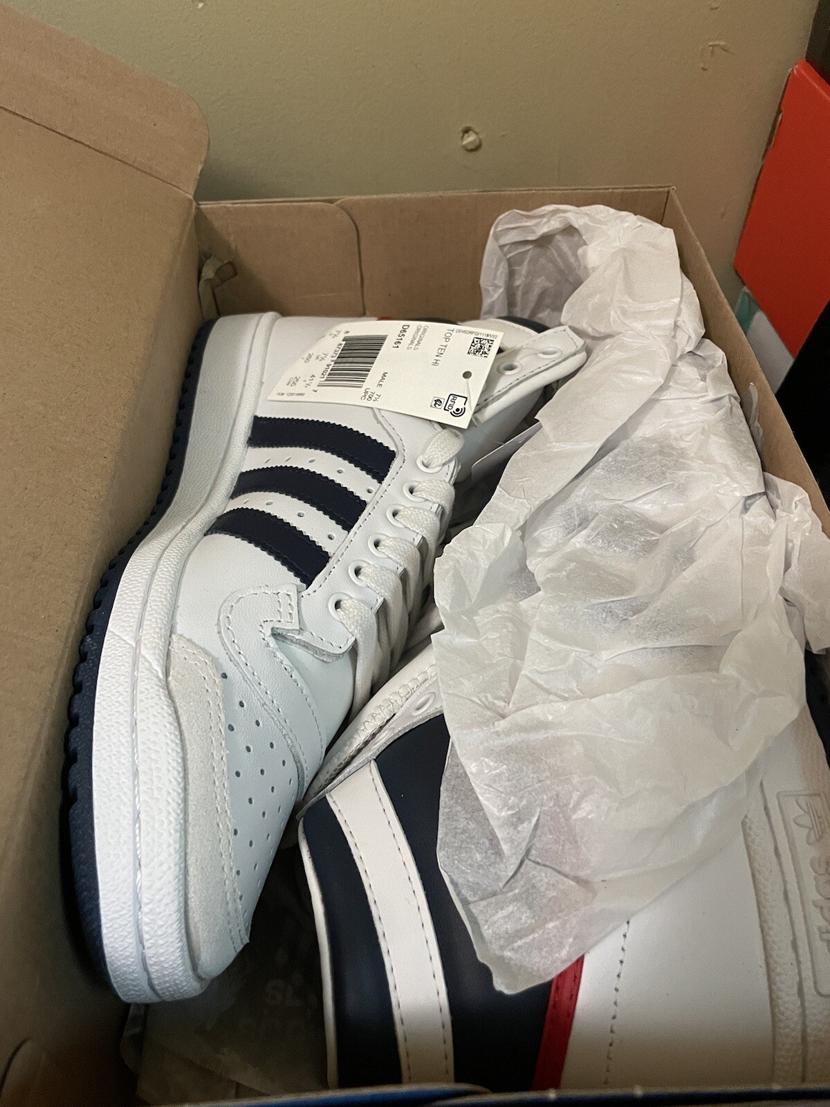Adidas Top Ten High White D65161 eBay