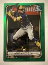 Jackson Chourio 2026 Bowman Chrome True Green Refactor Sp #28/99 Sp Rare