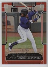 2024 Panini Three and Two Orange 11/25 Yanquiel Fernandez #11 1s44