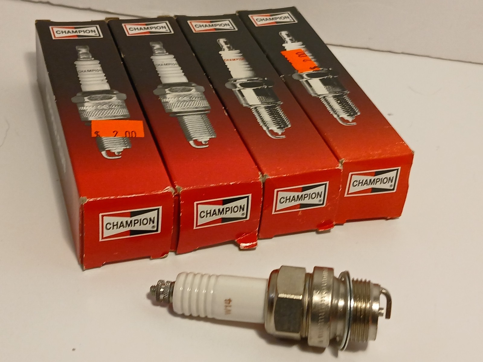  Champion NOS W-14 Spark Plug  Engines w/ 7/8 threads LOT OF 4
