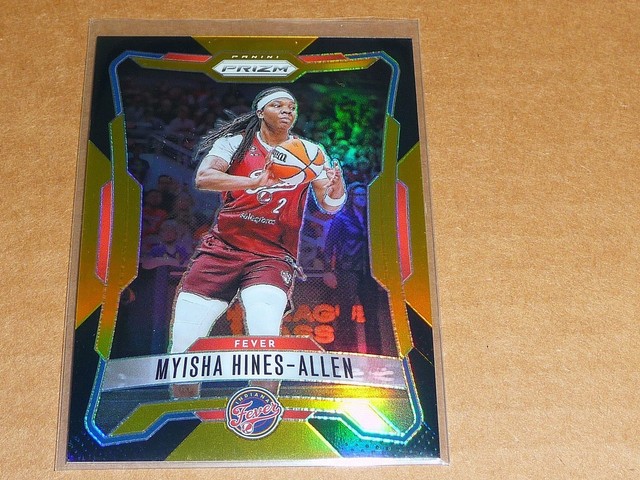 2020 Panini Prizm WNBA MYISHA HINES ALLEN BLACK GOLD PRIZM FEVER 3/5 #189