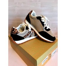 Very G Women Sneakers Joel Size 7.5 Black Leo...