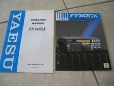 Yaesu FT-747GX Manuale uso e manutenzione originale in buone condizioni con brochure a colori