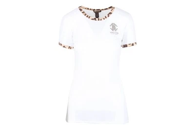 Roberto Cavalli Underwear Unterwäsche Shirt mit Logo T-Shirt Leopard Gr. XL - Bild 1 von 4