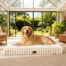 Orthopedic Dog Bed for Large Dog, Waterproof Pet Bed,Non-Slip Bottom and Egg-...