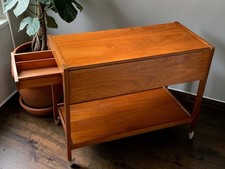Remploy MCM Extending Bar Cart – Original Kenrick Mini-Meteor Castors