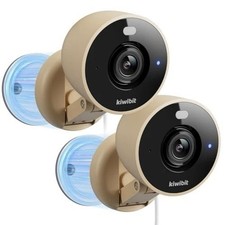 2K Security Camera Indoor/Outdoor, Pet Camera, Baby Monitor, Magnetic Mount AI  