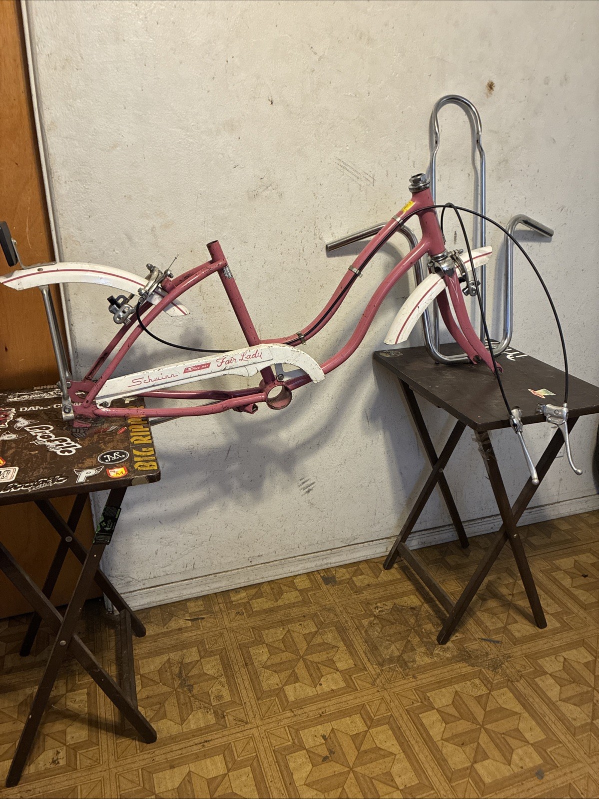 1976 Schwinn Fair Lady Stingray 3 Speed Frame/fork Package V