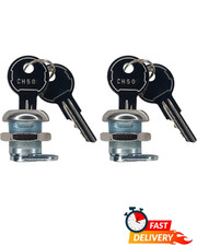 2 Pack Keyed Truck Tool Box Lock Cylinders Replacement Pickup Toolbox Latch