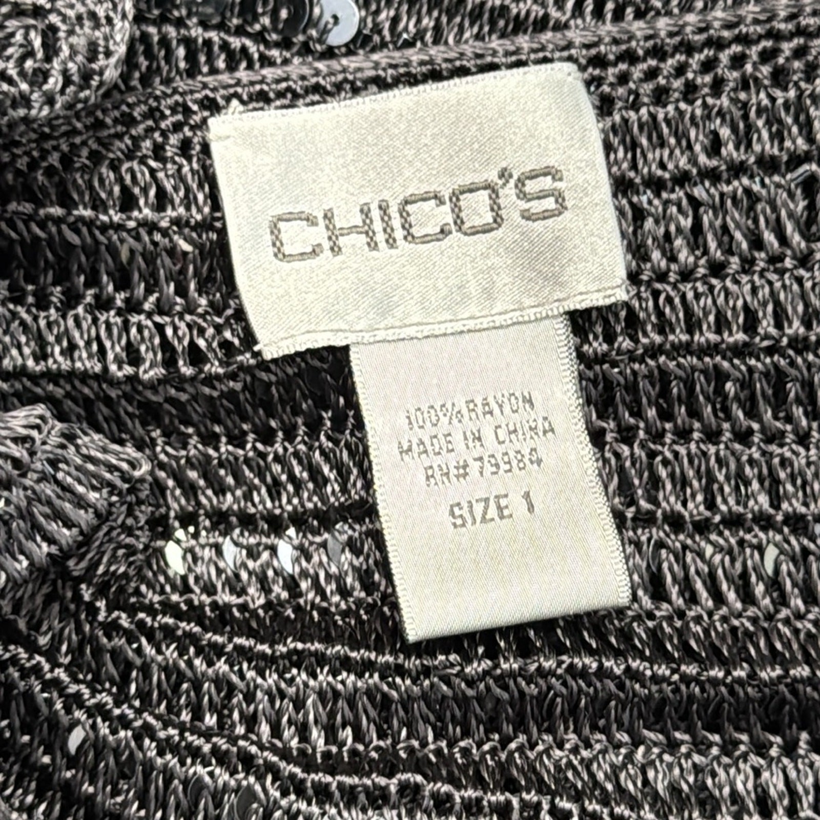 Chico’s Vintage Sequence top - image 11