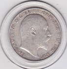 Sharp  1910   King  Edward  VII  Florin  (2/-)  Silver (92.5%)  Coin — photo 1