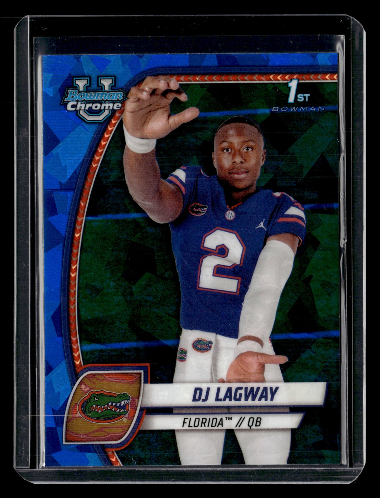 2024 Bowman University Chrome Sapphire Edition #63 DJ Lagway