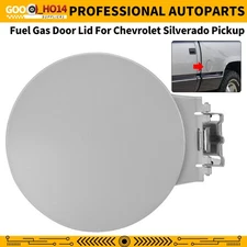 Fuel Filler Cap Gas Tank Door Cover For 1999-2006 Chevrolet Silverado 1500