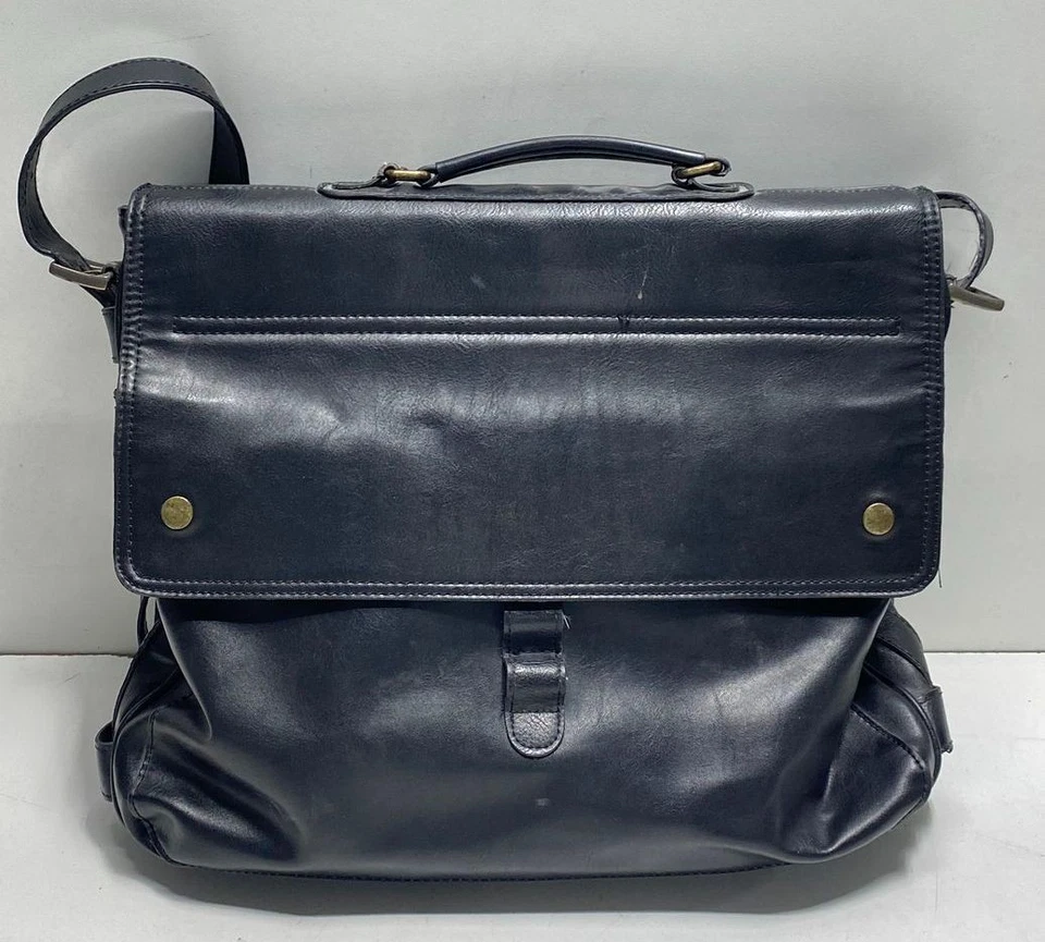 Rina Rich黑色皮革笔记本电脑包 — 第 2/4 张图片