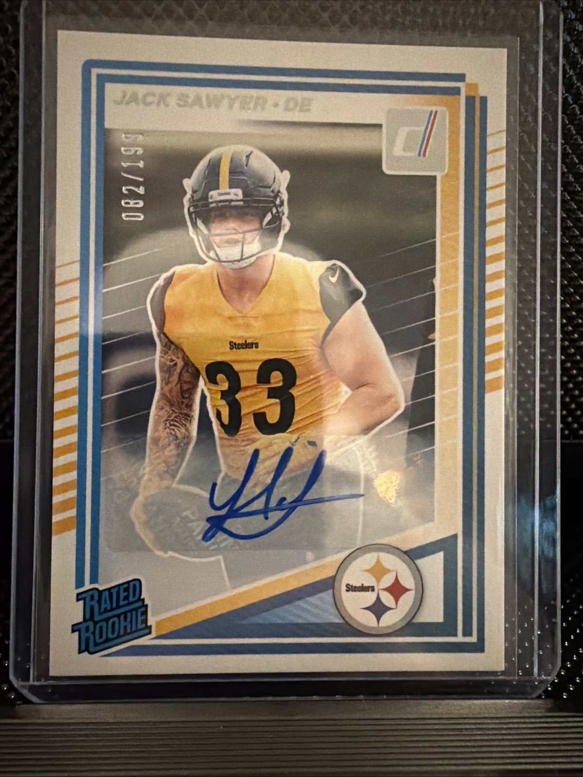 2025 Donruss Rated Rookie Autograph Jack Sawyer /199