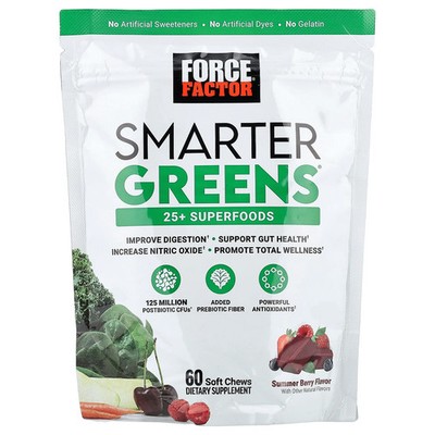 Smarter Greens , Summer Berry, 60 Soft Chews