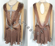 Ice Figure Skating Dress. Competition Gymnastics Ballet Custom Ice Dance Dress