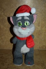 RARO NO FUNCIONA Talking Friends Talking Tom Navidad Gato Peluche Figura 12"