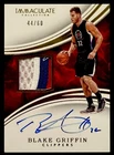 BLAKE GRIFFIN 2015-16 Immaculate Auto Game-Worn Patch /60
