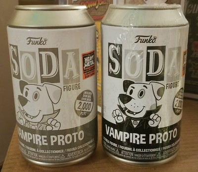 Funko Soda Heavy Metal 2023 Vampire Proto L2000 - Exclusive ( 2x Sodas)