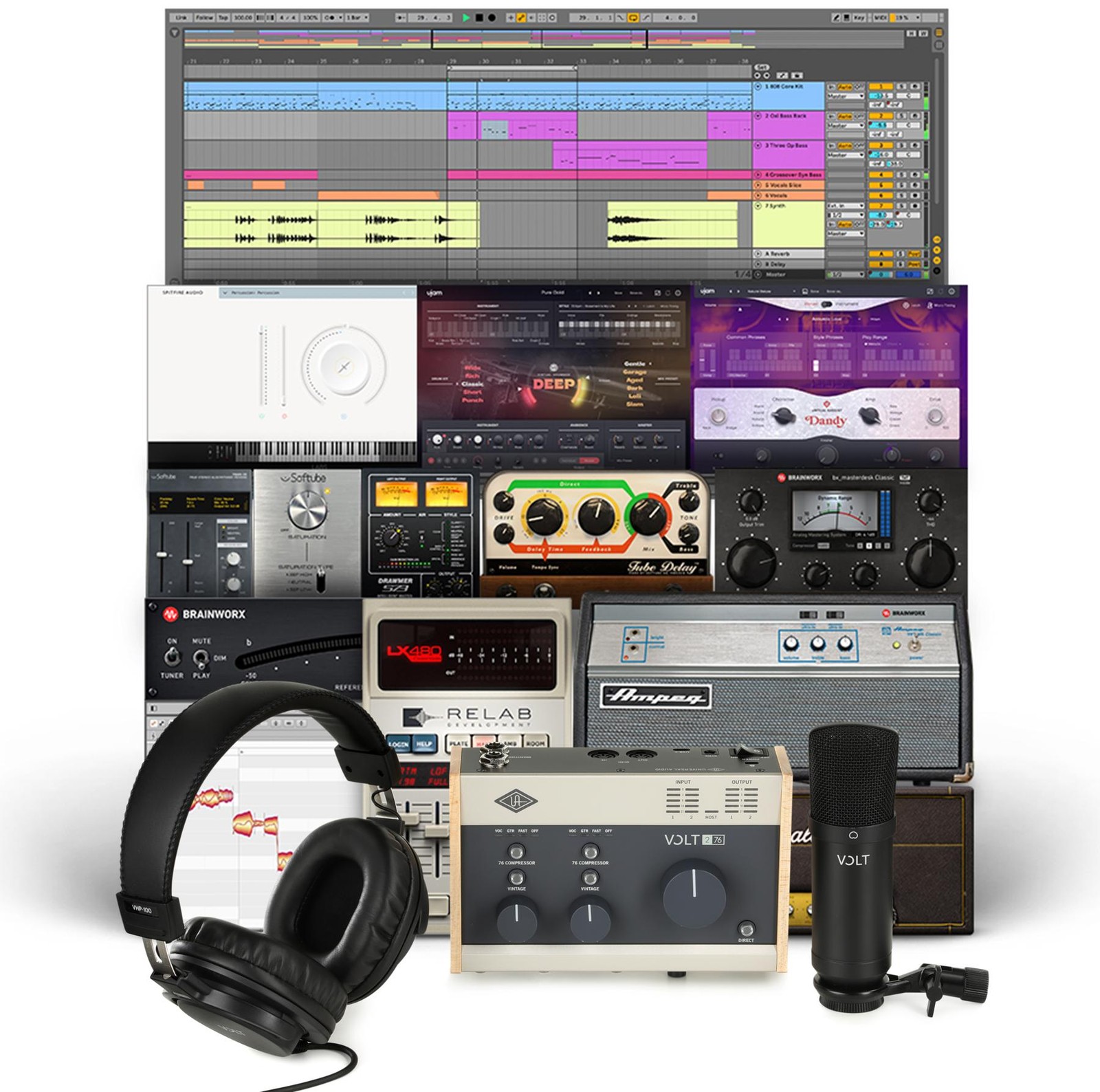 Universal Audio Volt 276 Professional Audio Interface Bundle  