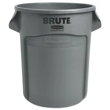 Rubbermaid Commercial 262000GRA Vented Round 20 gal Brute Container - Gray New