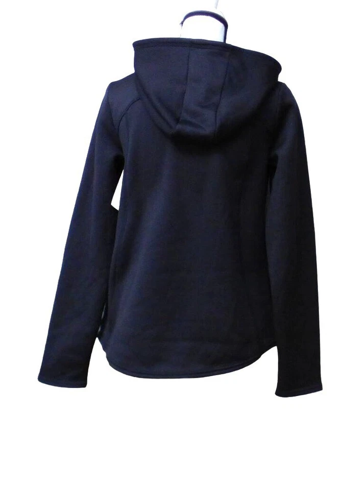 Женская флисовая куртка Xersion Warmth средний вес мягкая подкладка, XS, черная - Изображение 3 из 4