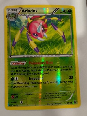 Ariados 6/98 - XY Ancient Origins Pokemon Reverse Holo Foil Rare