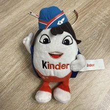 Kinder Surprise Stewardess 9" Plush Toy Kids at Heart w/ Backpack Ferrero Rocher