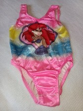 Vintage Little Mermaid Walt Disney Swimsuit Toddler 3T Girls Kids 90s One Piece