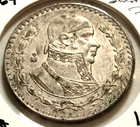Photo of a 1964 Mexico Un Peso Silver from an eBay listing that sold on Jul 18, 2026