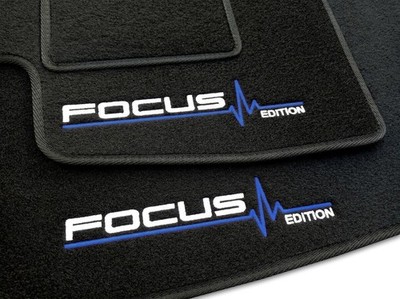VELOURS FUßMATTEN für FORD FOCUS MK2 (2004 - 2011) + FOCUS Edition