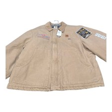 Carhartt Sandstone Duck Artic Jacket Quilted XL Company Embroidery Workwear NEW
