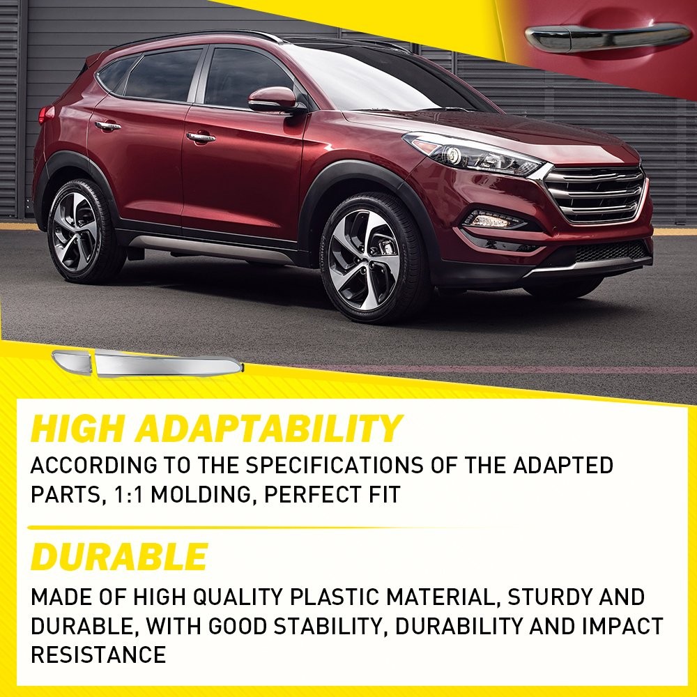 For 2016-21 Hyundai Tucson OE Style Rear Passenger Outer Exterior Door Handle EE thumbnail 6