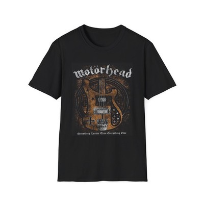 Motorhead Guitar Graphic T-Shirt | Rock Band Tee