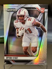2025 Panini Prizm Draft Picks #149 Upton Stout Silver Prizm RC Rookie