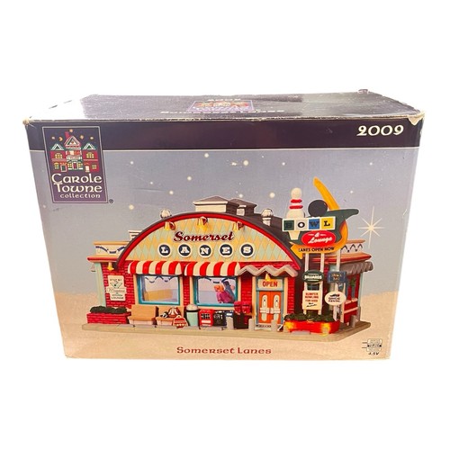 Collezione Plymouth Corner Lemax Carole Towne 2009 corsie illuminate Springfield - Foto 7 di 7