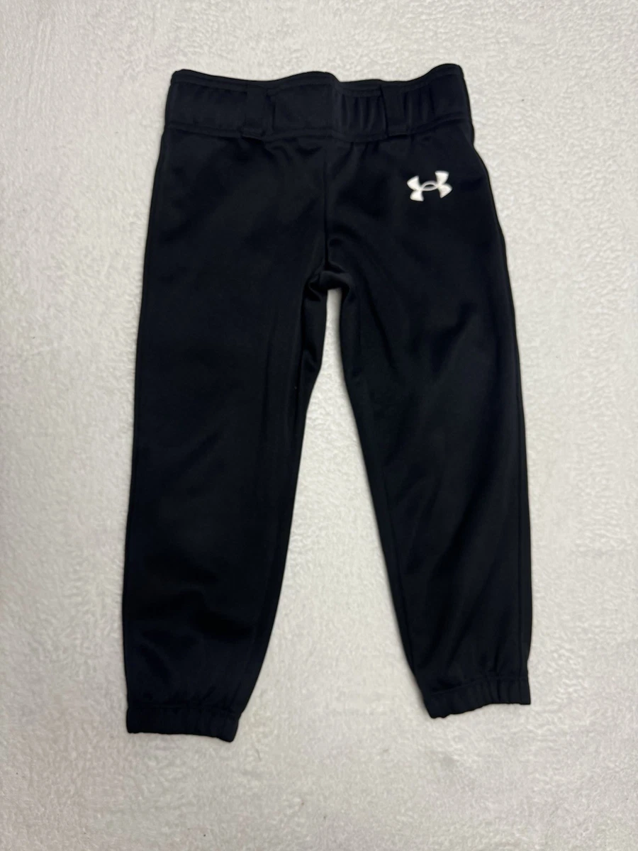 Under Armour Boys Baseball Pants Black Youth Size XXS Kids Stretch