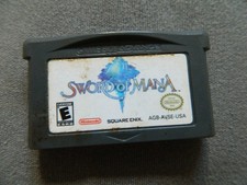 Vintage Game Boy Advance GBA Game Cartridge Sword of Mana