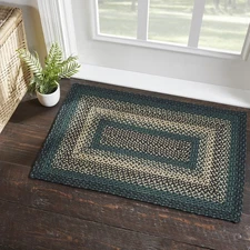 Accent Rug Pine Grove Jute Country 24x36 Rect No Slip Pad Floor Decor VHC Brands