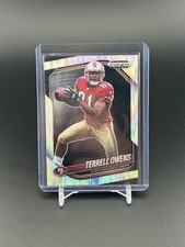 2025 Panini Prizm Black #133 Terrell Owens 083/249 Skewed Prizm NB1