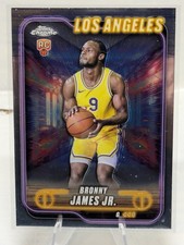 2024-25 Topps Chrome #149 Bronny James Jr. Los Angeles Lakers Rookie