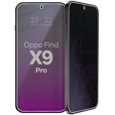 Sichtschutzglas für Oppo Find X9 Pro Bizon Blickschutz Schutzglas Hybridglas