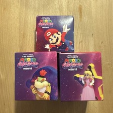 McDonald's Super Mario Galaxy Coin + 2 Figuren  Zum Movie Film Neu Ovp