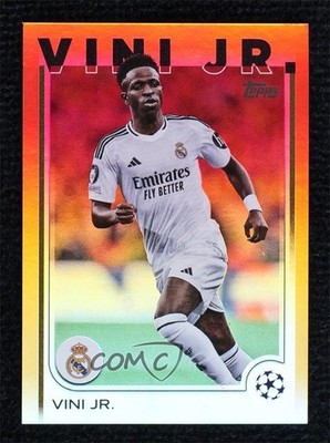 2024 Chrome UEFA Club Competitions Gold Refractor 33/50 Vinicius Junior #7 0nr3