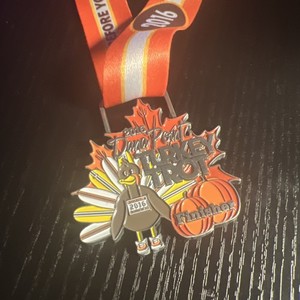 DANA POINT Turkey Trot 10K Running Race 2016 Medal CALIFORNIA Thanksgiving