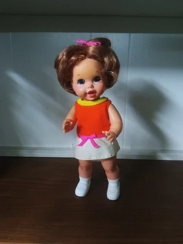 Vintage 1967 Mattel Baby Small Walk 11" Doll Non Working