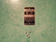 Plaque mines Peugeot 103V série SP